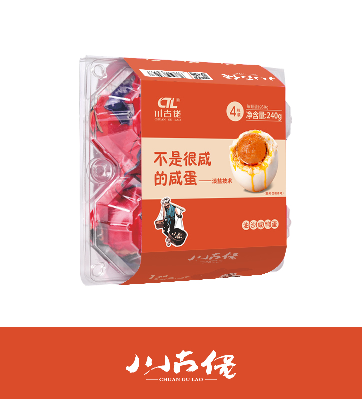 240g/4枚咸鸭蛋